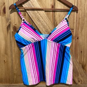 SO Kohl Striped Tankini XL